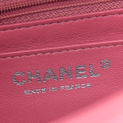 Chanel Lambskin Quilted Mini Rectangular Flap Pink 6 of 9