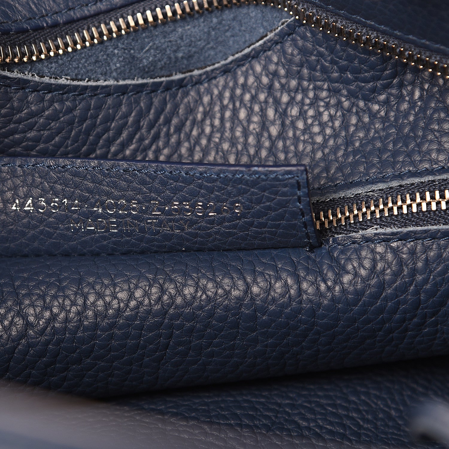 Balenciaga Veau Grana Perforated Blackout Hardware City Bleu Tanzanite 6 of 12
