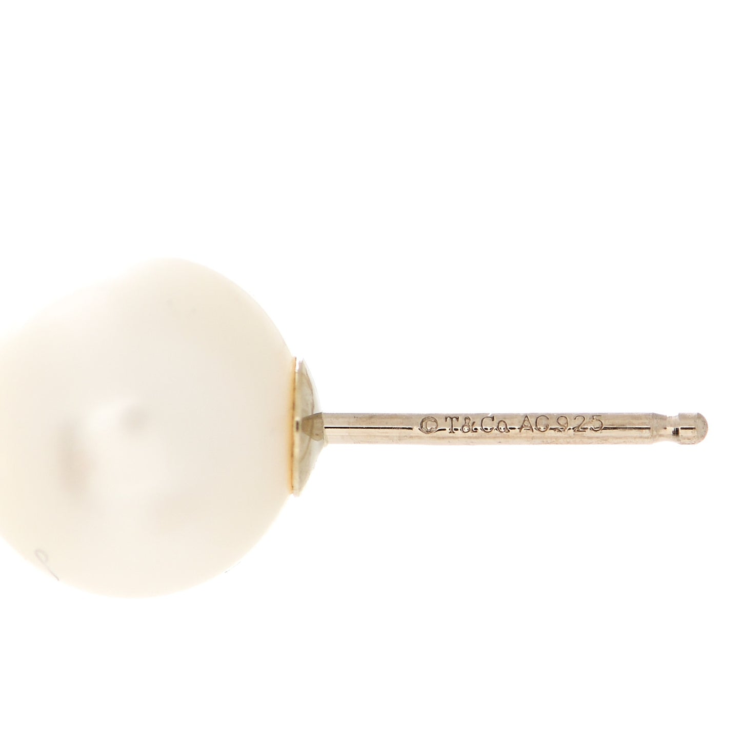 Sterling Silver Freshwater Pearl 7.5-8mm Ziegfeld Earrings