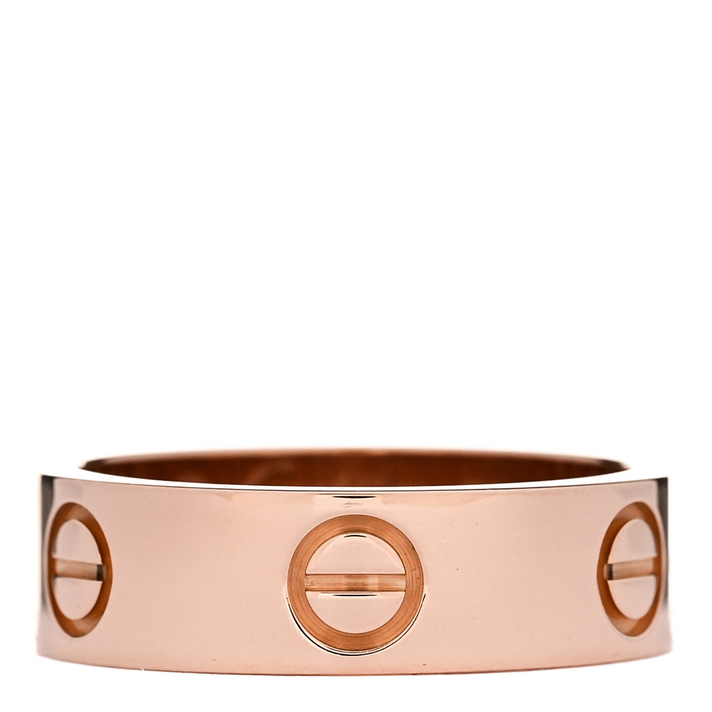18K Pink Gold 5.5mm LOVE Ring 52 6