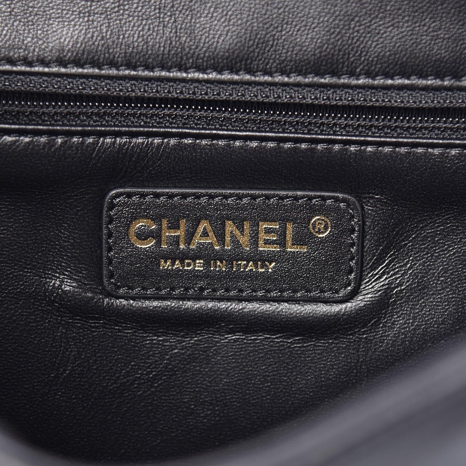 Chanel Lambskin Quilted Chain Backpack Black 6 of 12