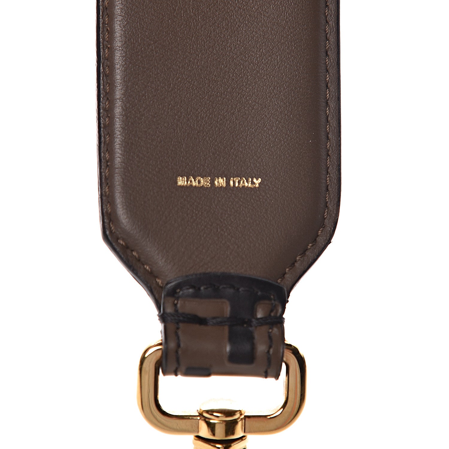 Fendi Calfskin FF 1974 Embossed Mini Strap You Maya Black 3 of 4