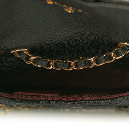 Chanel Caviar Quilted Mini Chain Belt Bag Black 5 of 9