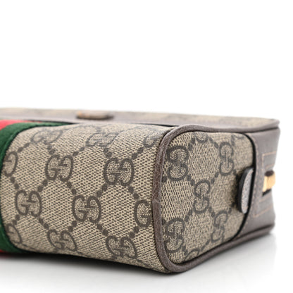 Gucci GG Supreme Monogram Web Small Ophidia Belt Bag 85 34 Dark Brown 11 of 11