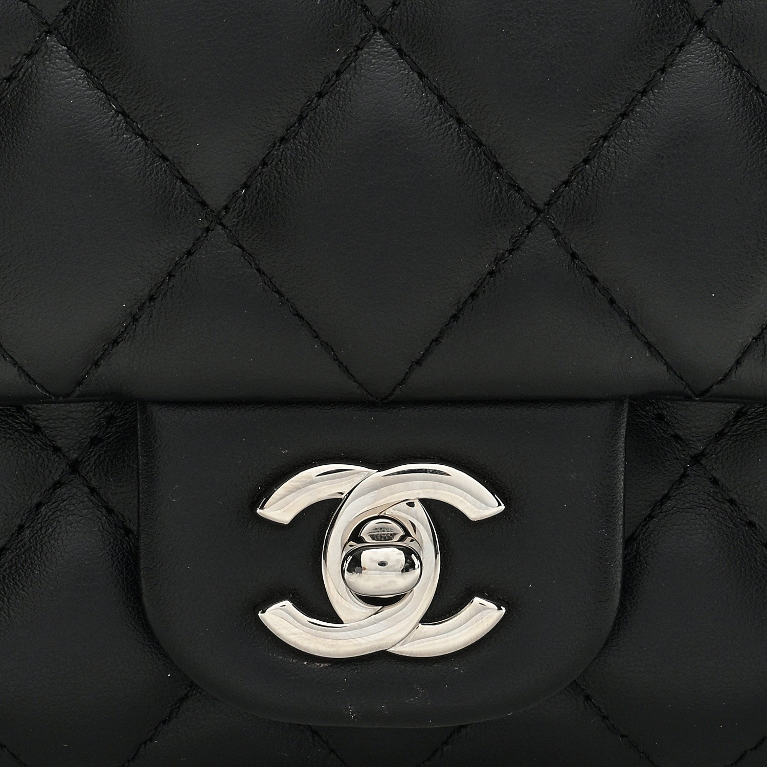Chanel Calfskin Quilted CC Uniform Flap Belt Bag Black 7 of 9