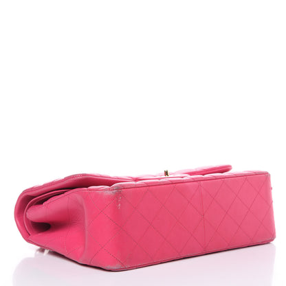 Chanel Lambskin Quilted Jumbo Double Flap Fuchsia 4 of 23