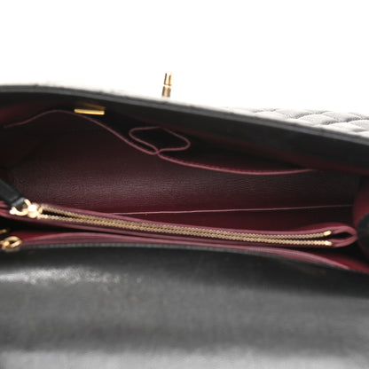 Chanel Caviar Quilted Medium Coco Handle Flap Black 8 of 27