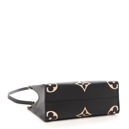 Louis Vuitton Empreinte Monogram Giant Onthego PM Black Beige 5 of 11