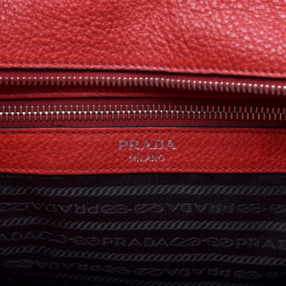 Prada Vitello Phenix Tote Rosso 8 of 10