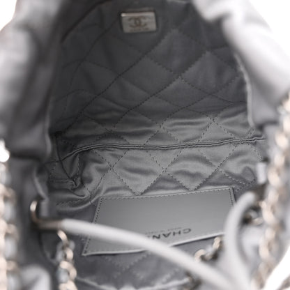 Chanel Shiny Calfskin Quilted Mini Chanel 22 Grey 5 of 11