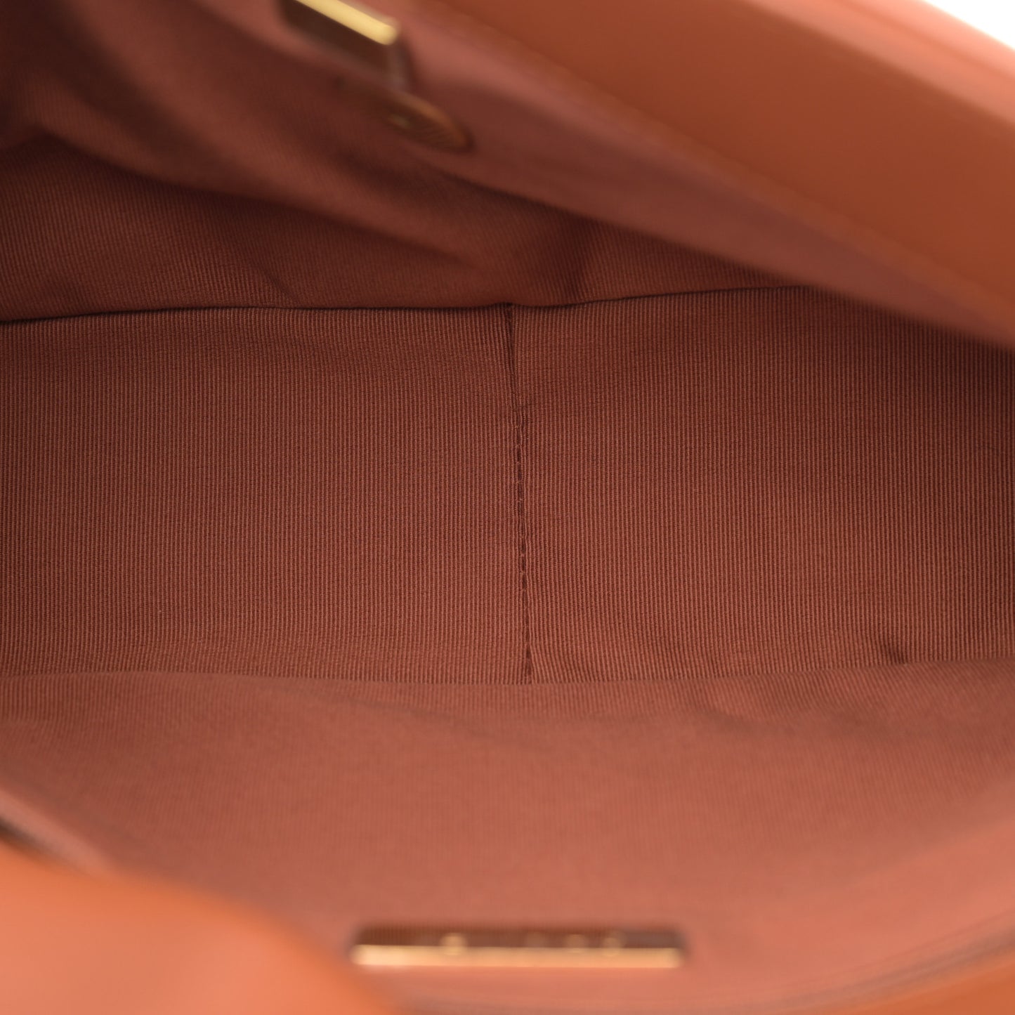 Lambskin Quilted Large Chanel 19 Flap Brown