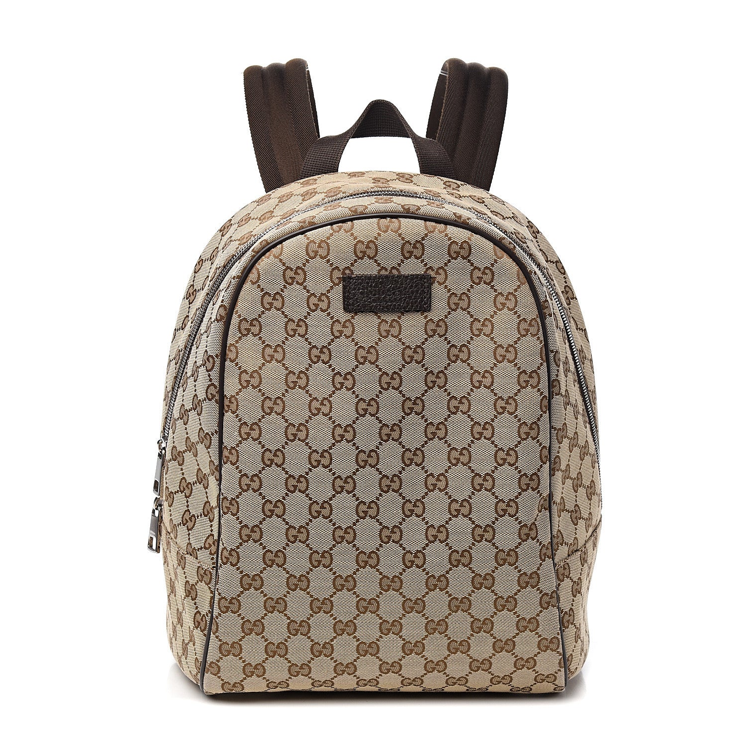 Gucci Monogram Travel Backpack Dark Brown 1 of 9