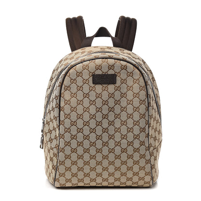 Gucci Monogram Travel Backpack Dark Brown 1 of 9