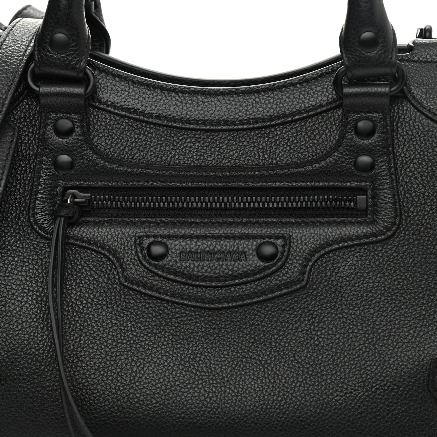 Balenciaga Grained Calfskin Neo Classic Black Hardware S City Black 8 of 10