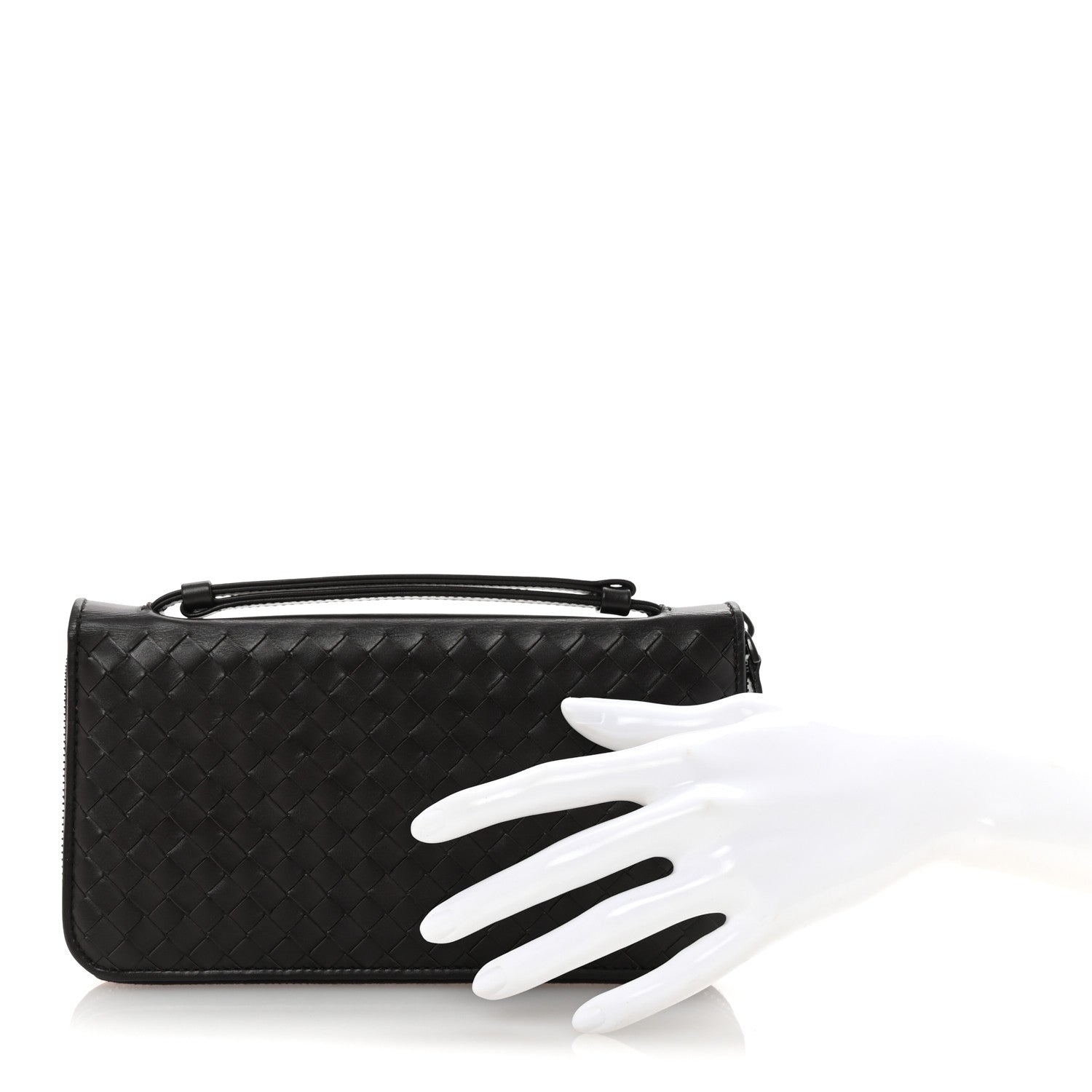 Bottega Veneta Nappa Intrecciato Travel Organizer Wallet Ebano 2 of 7