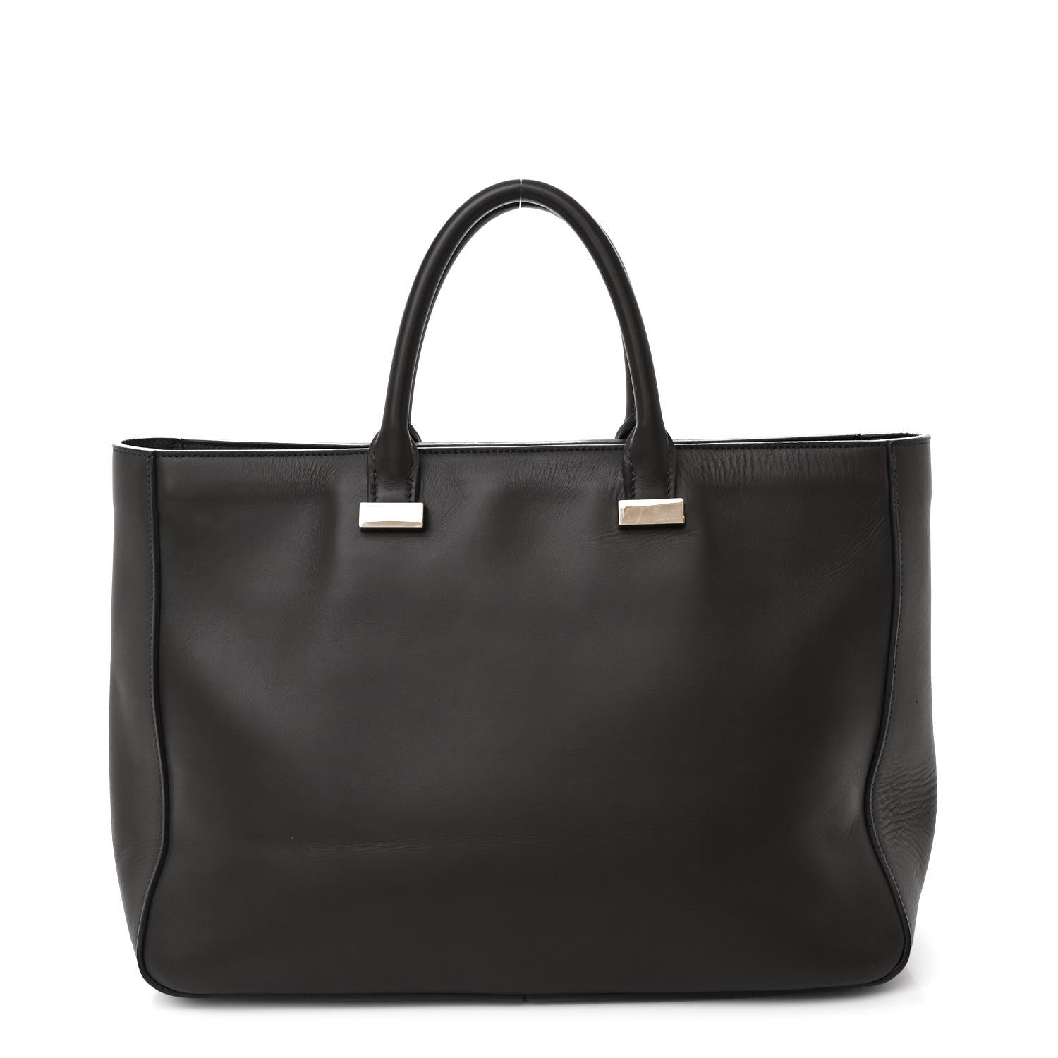 The Row Calfskin Day Luxe Tote Grey 1 of 10