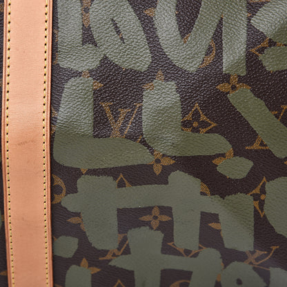 Louis Vuitton Graffiti Keepall 50 Kaki 16 of 17