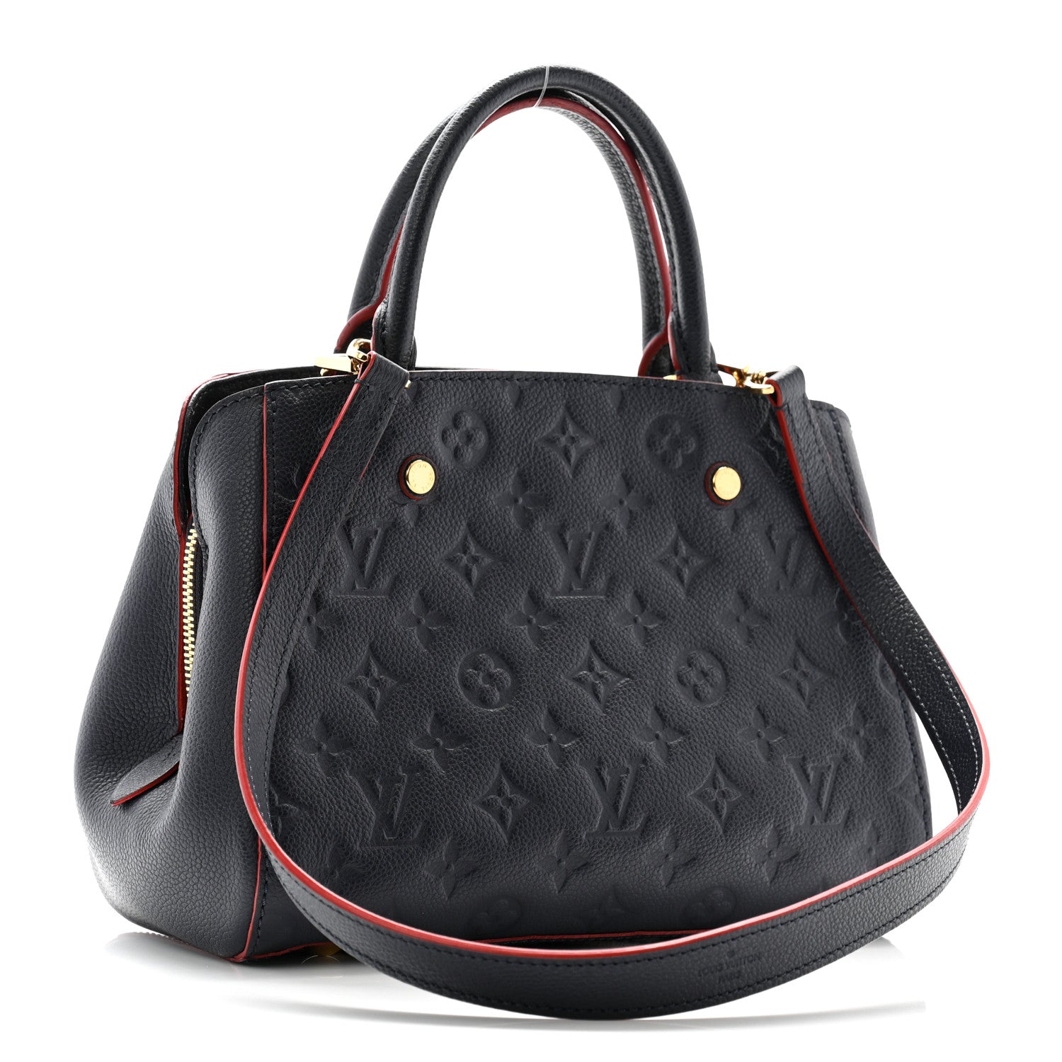 Louis Vuitton Empreinte Montaigne BB Marine Rouge 3 of 13