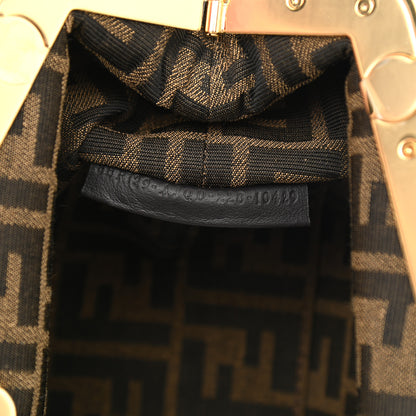 Fendi X VERSACE Silk Fendace FF Fans Small Fendi First Tobacco Moro Black Multicolor 7 of 8
