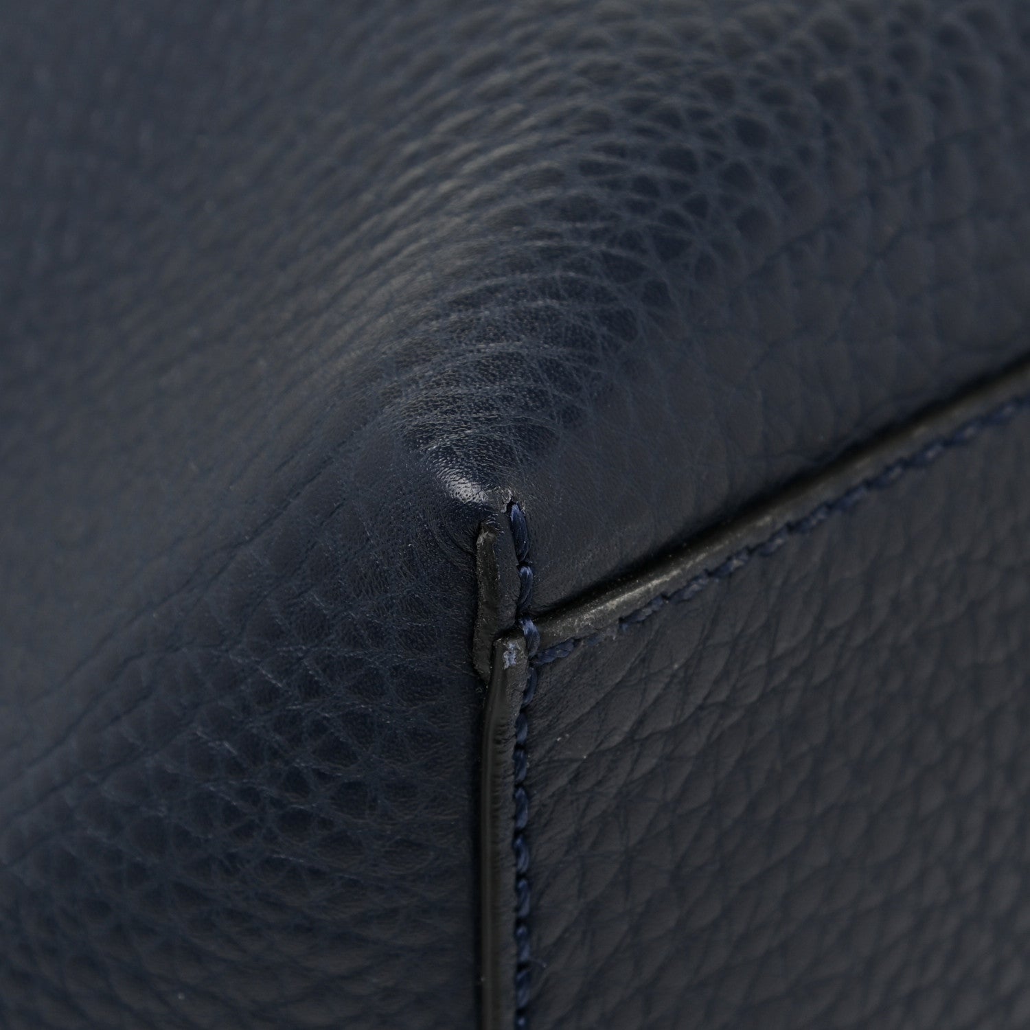Valentino Garavani Grained Calfskin Rockstud Shoulder Tote Marine 12 of 15