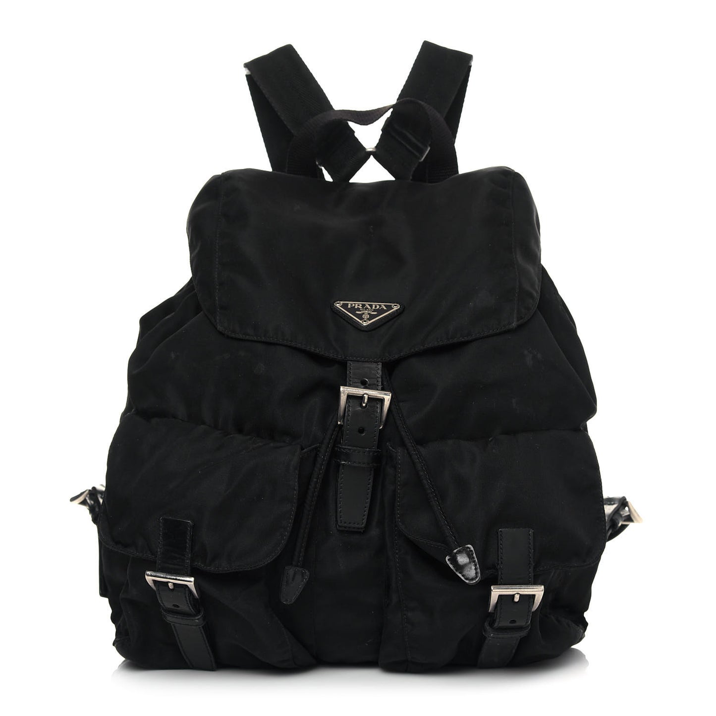 Nylon Vela Medium Backpack Black