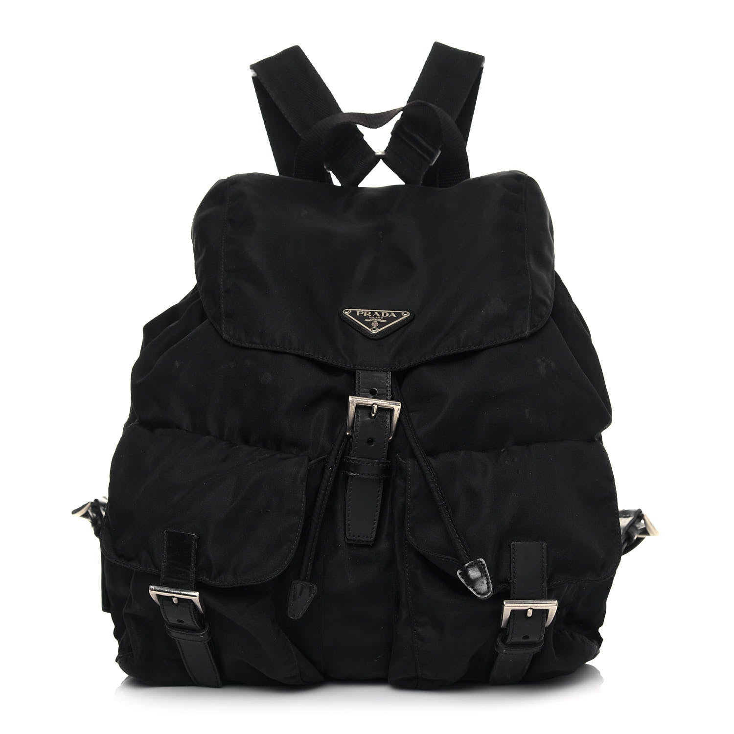 Prada Nylon Vela Medium Backpack Black 1 of 15