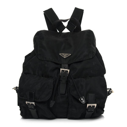 Prada Nylon Vela Medium Backpack Black 1 of 15