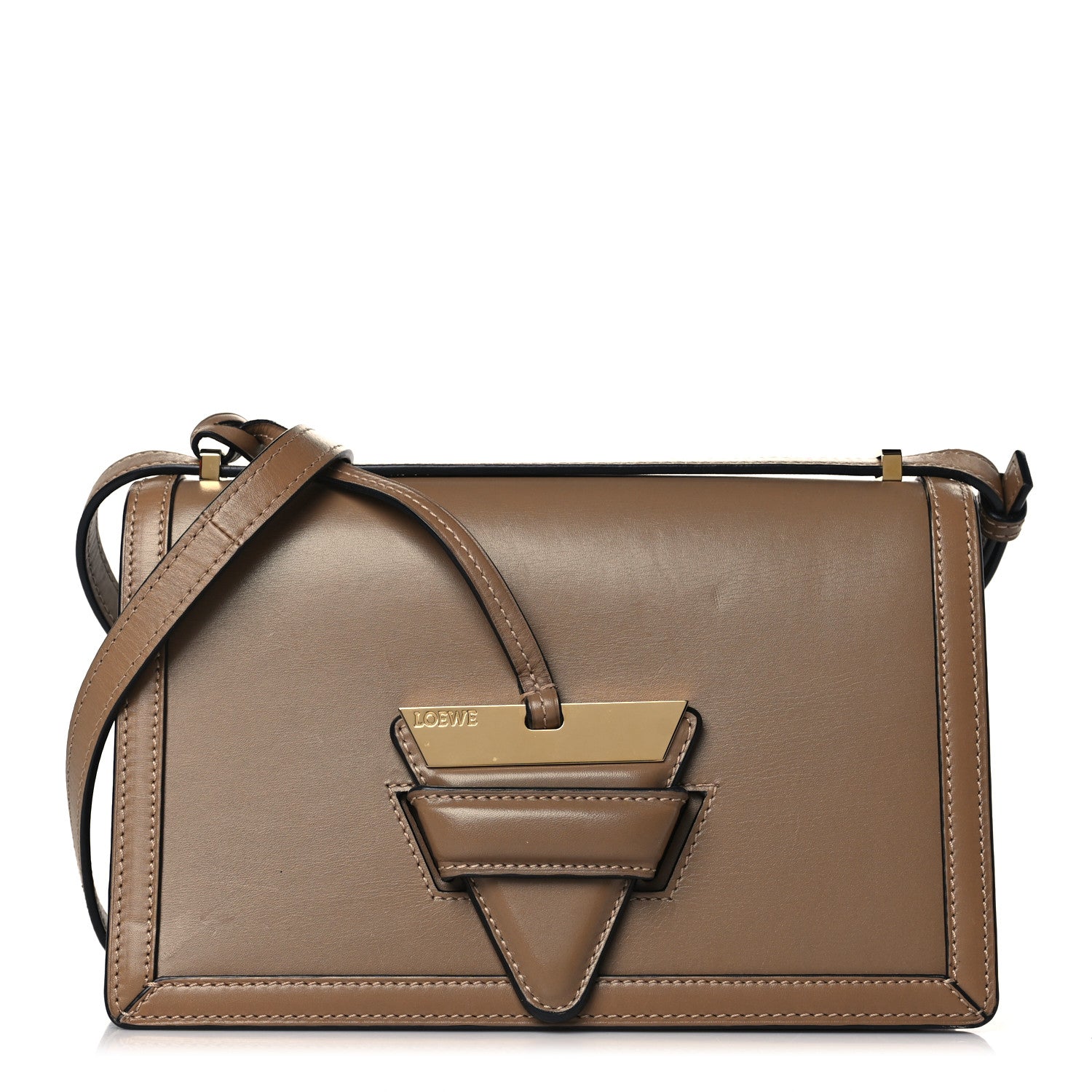 Loewe Calfskin Medium Barcelona Shoulder Bag Mink 1 of 9