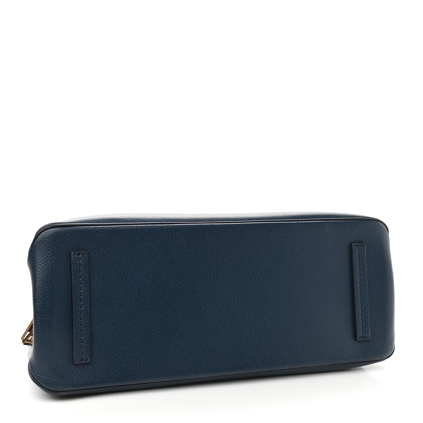Pebbled Calfskin Editor Shopping Tote Blue