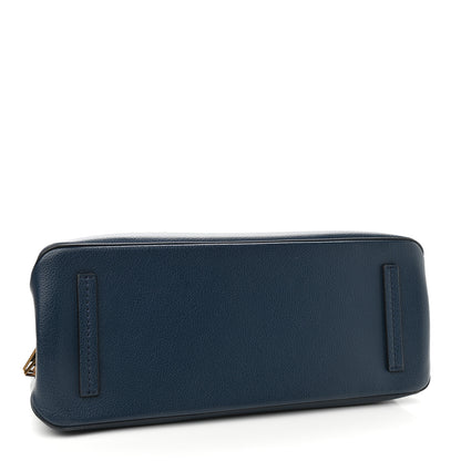 Marc Jacobs Pebbled Calfskin Editor Shopping Tote Blue 4 of 9