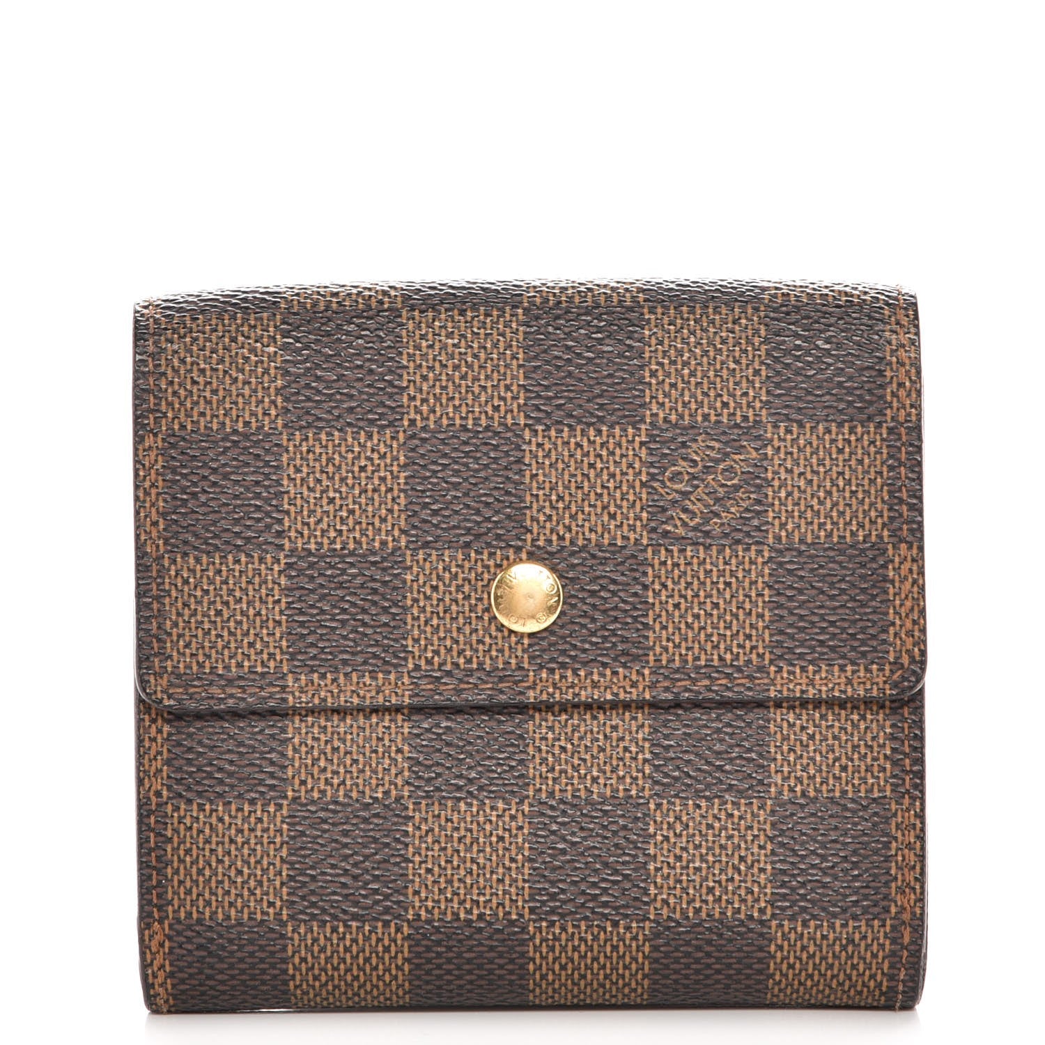 Louis Vuitton Damier Ebene Elise Wallet 1 of 8