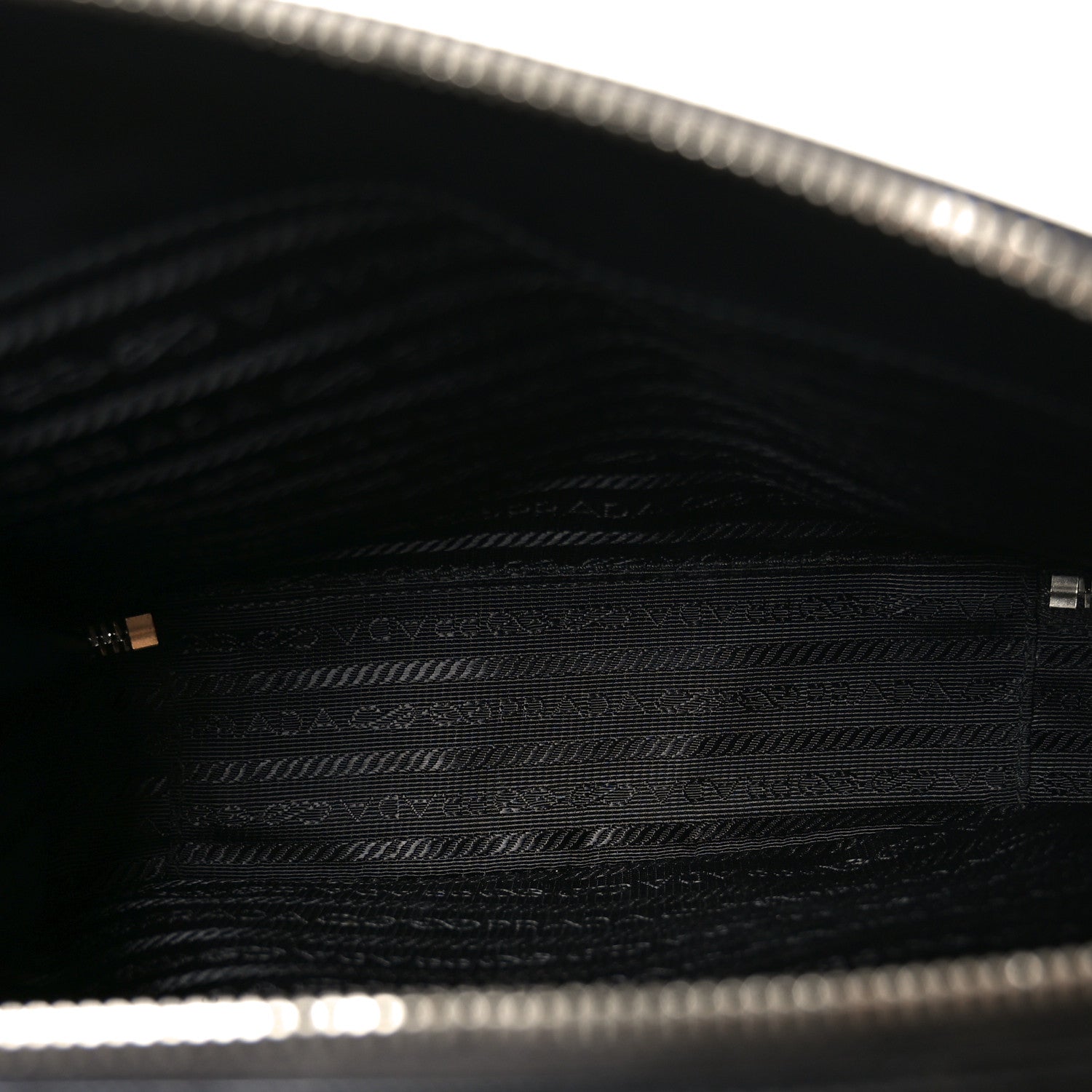 Prada Saffiano Travel Medium Brique Crossbody Bag Black Black 4 of 8