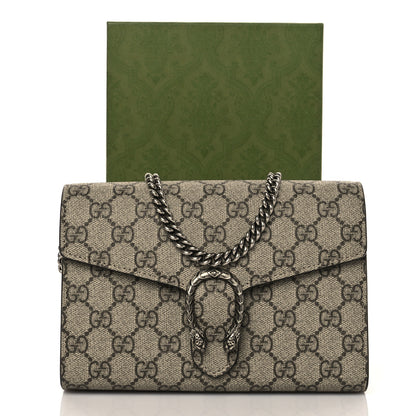 Gucci GG Supreme Monogram Mini Dionysus Chain Wallet Beige Taupe 10 of 10