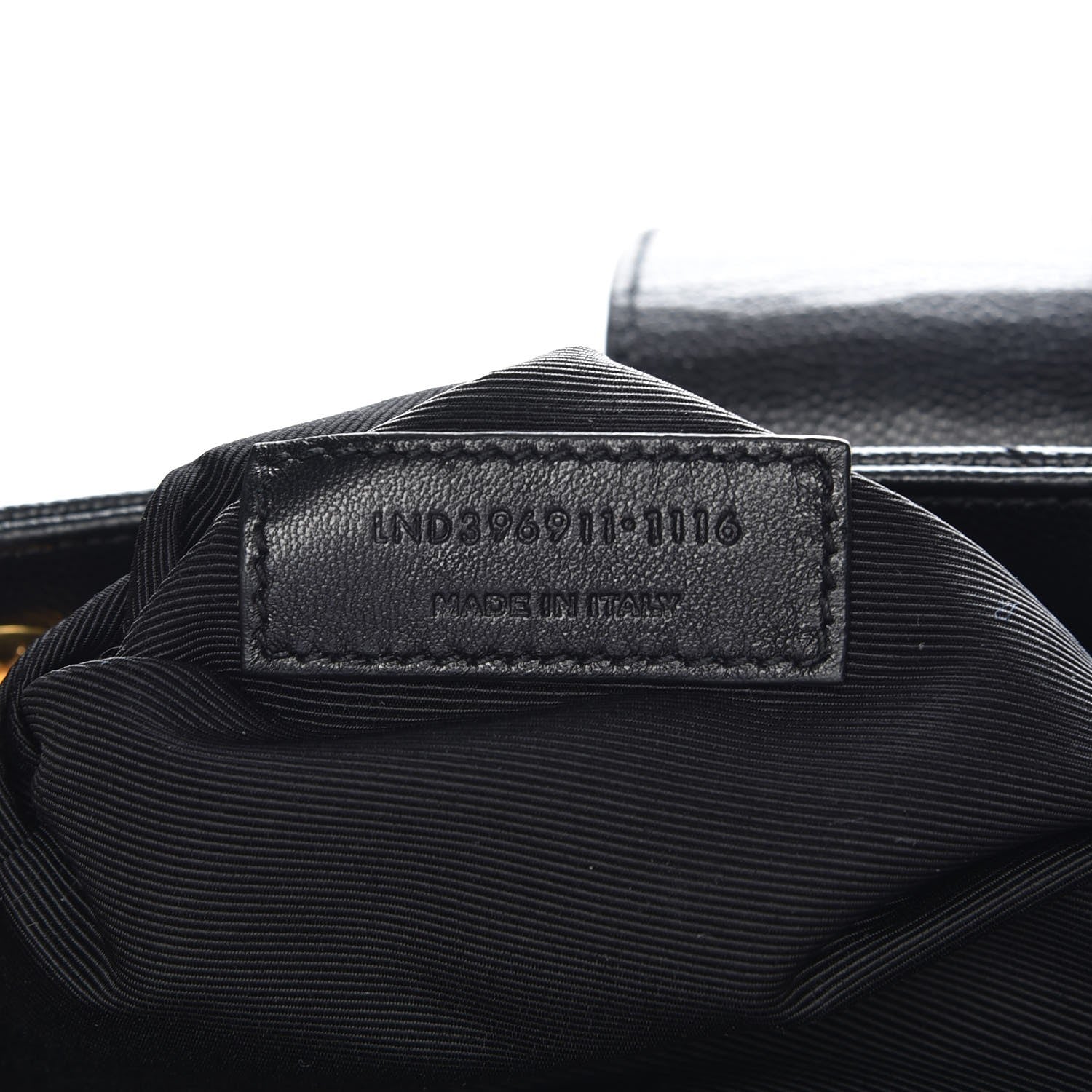 Saint Laurent Grain De Poudre Matelasse Chevron Monogram Shopping Bag Black 8 of 13