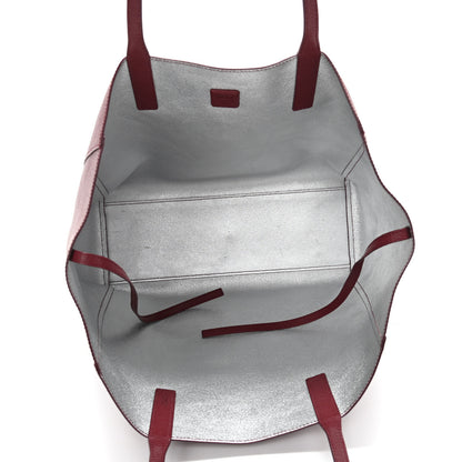 MCM Grained Calfskin Medium Reversible Wandel Tote Ruby Tan 8 of 16