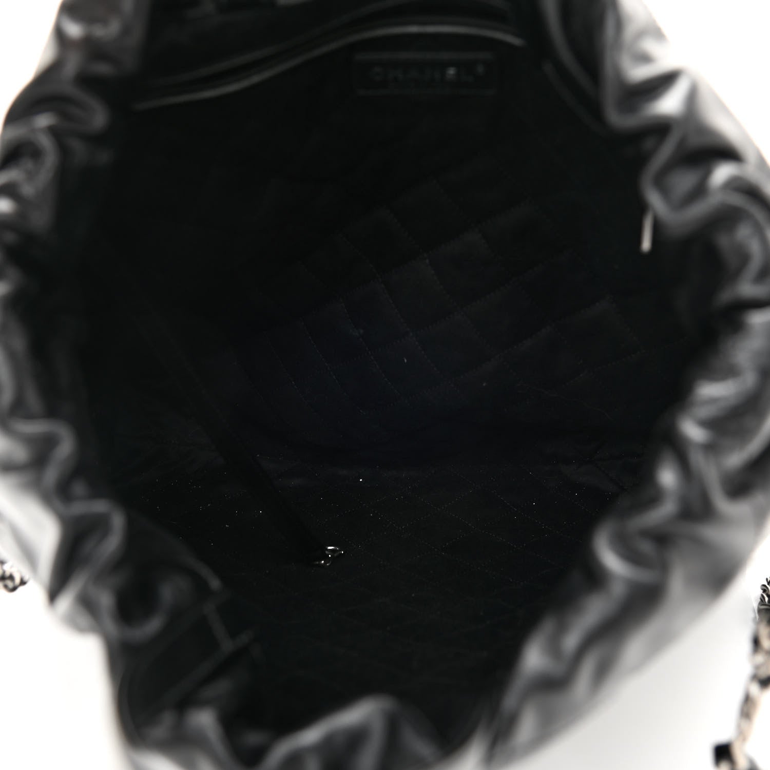 Chanel Shiny Calfskin Quilted Chanel 22 Backpack Black 5 of 10