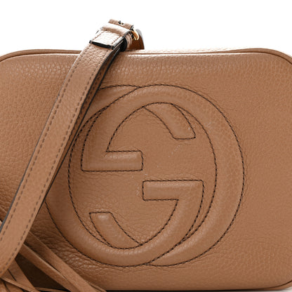 Gucci Pebbled Calfskin Small Soho Disco Bag Camelia 8 of 10