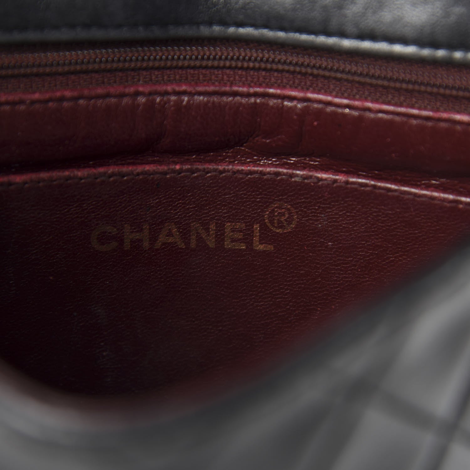Chanel Lambskin Quilted Mini Square Flap Black 8 of 14