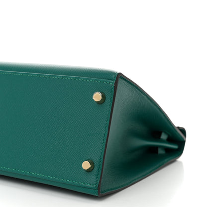 Hermes Epsom Kelly Sellier 32 Malachite 10 of 10
