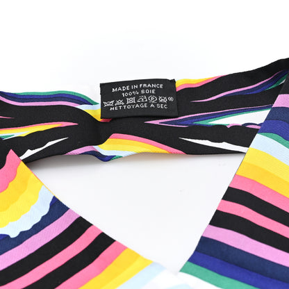 Hermes Silk Brides De Gala Shadow Twilly Black Jaune Multicolor 3 of 3