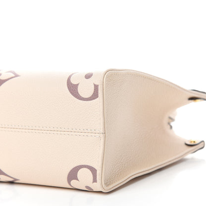 Louis Vuitton Empreinte Monogram Giant Onthego PM Creme Bois De Rose 7 of 10