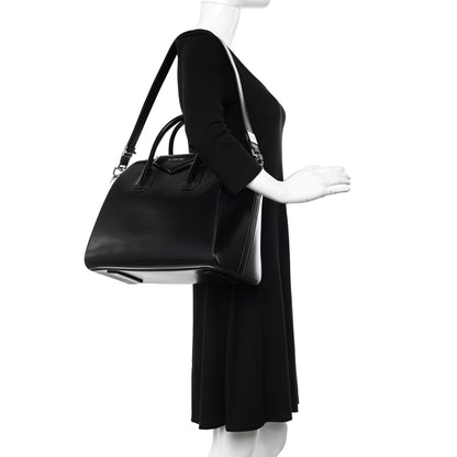 Givenchy Shiny Lord Calfskin Medium Antigona Black 2 of 10