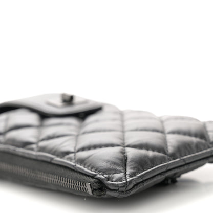Chanel Aged Calfskin Quilted Reissue Phone Holder With Chain Bag So Black 9 of 10