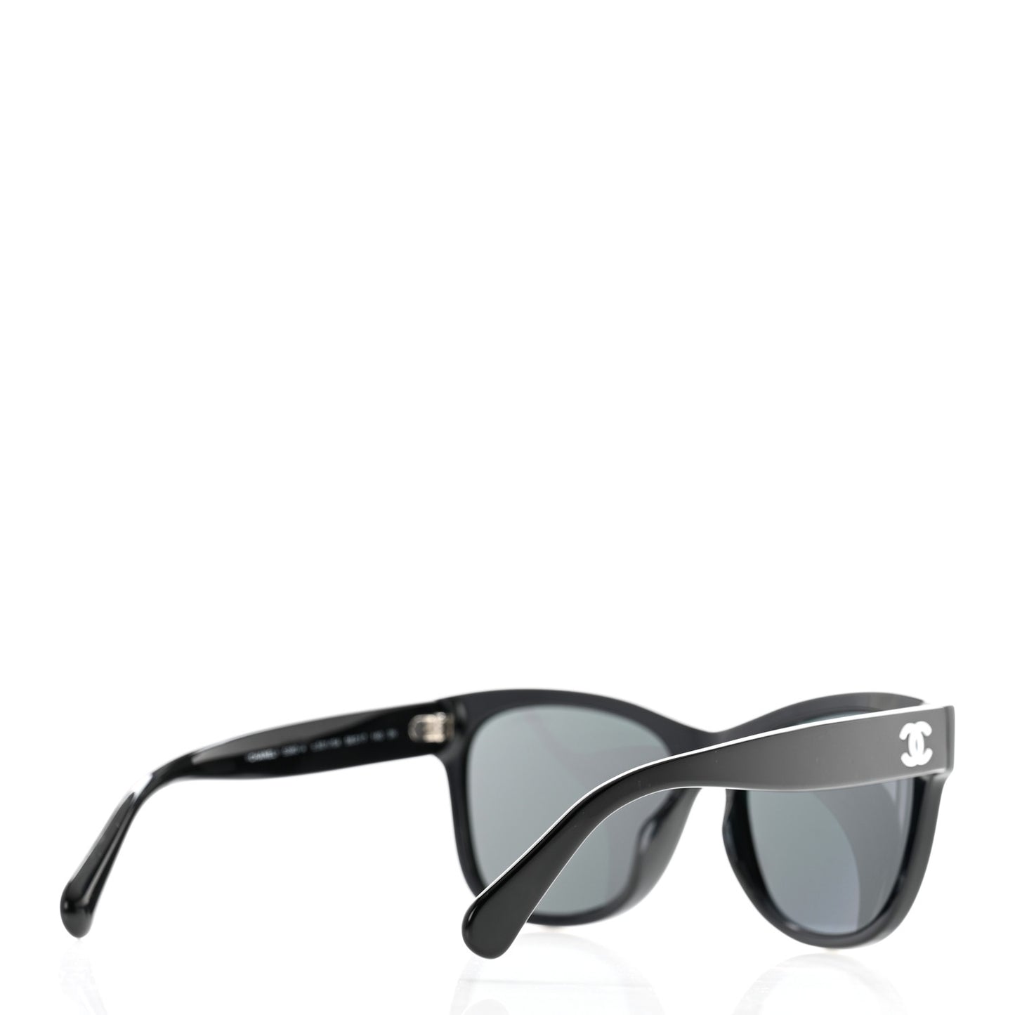 Acetate Square CC Sunglasses 5380-A Black