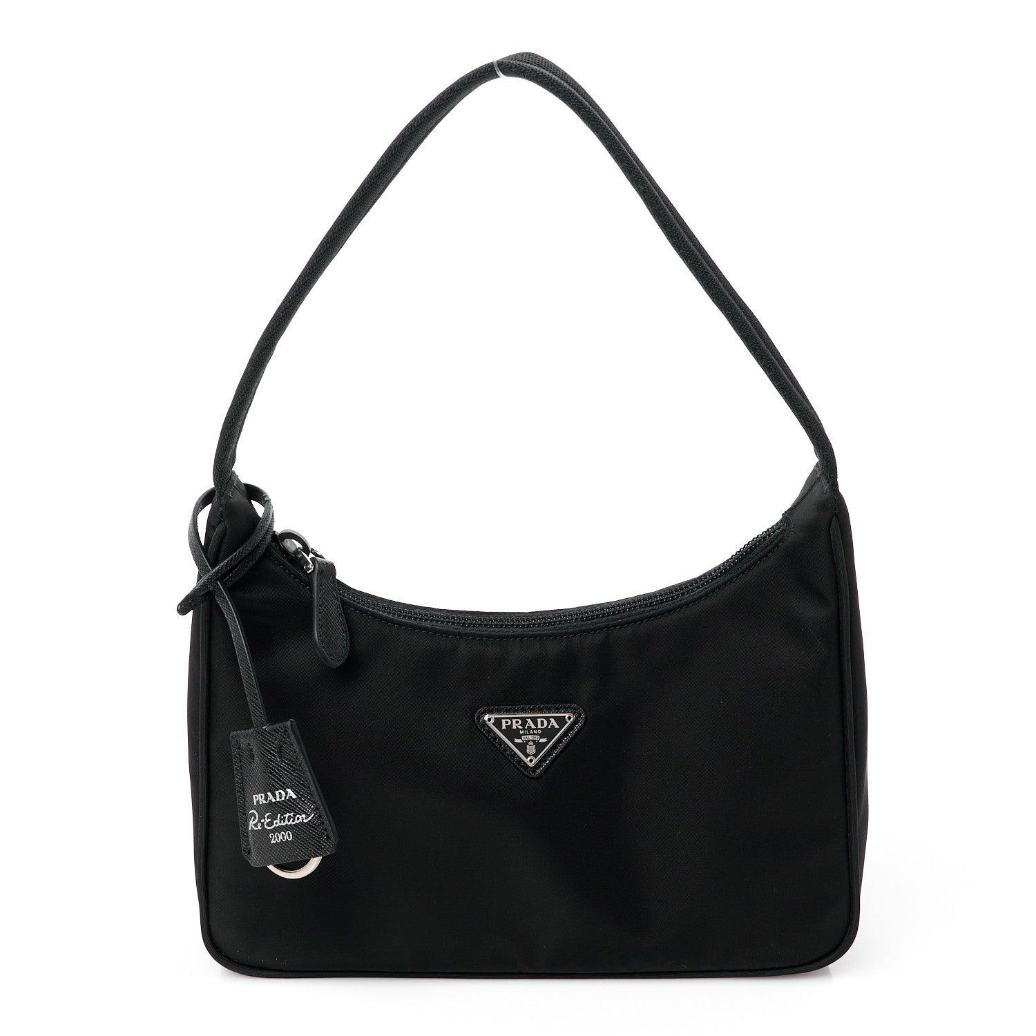 Prada Tessuto Nylon Mini Re-Edition 2000 Bag Black 1 of 12