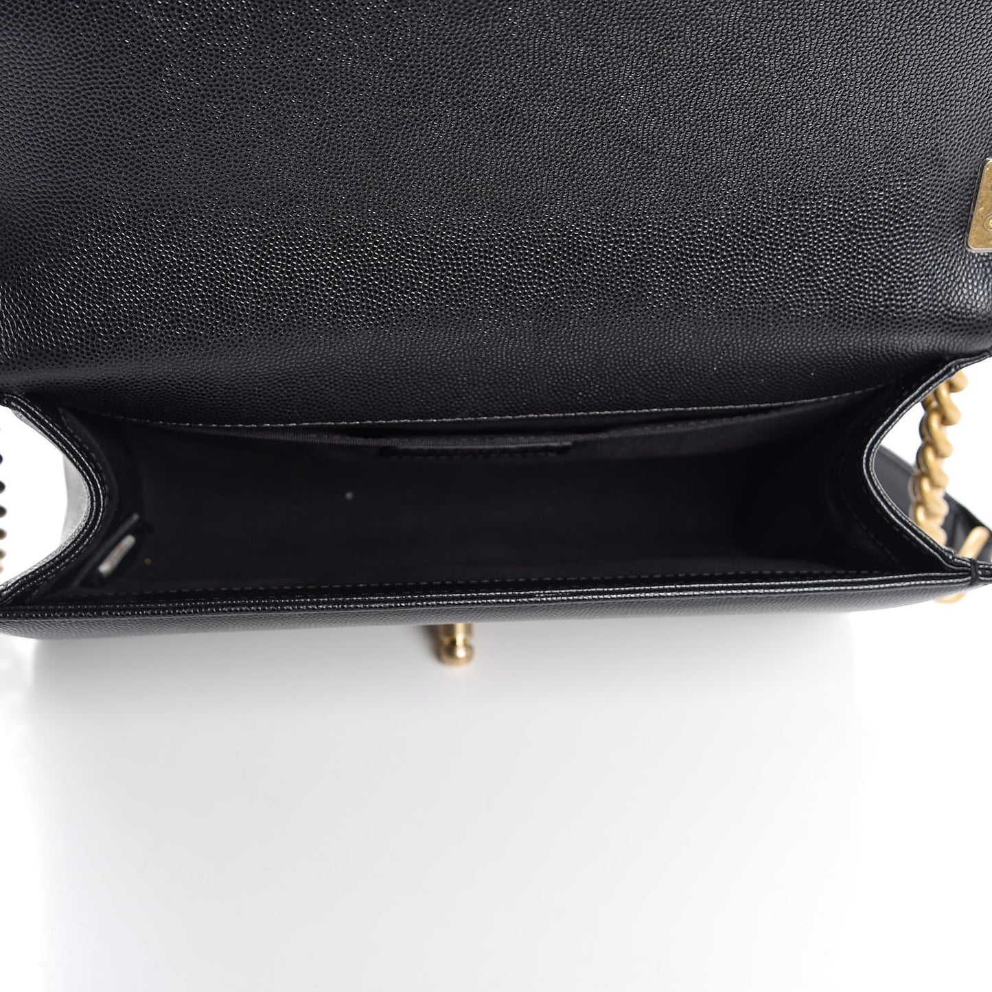 Caviar Quilted Medium Boy Flap Black