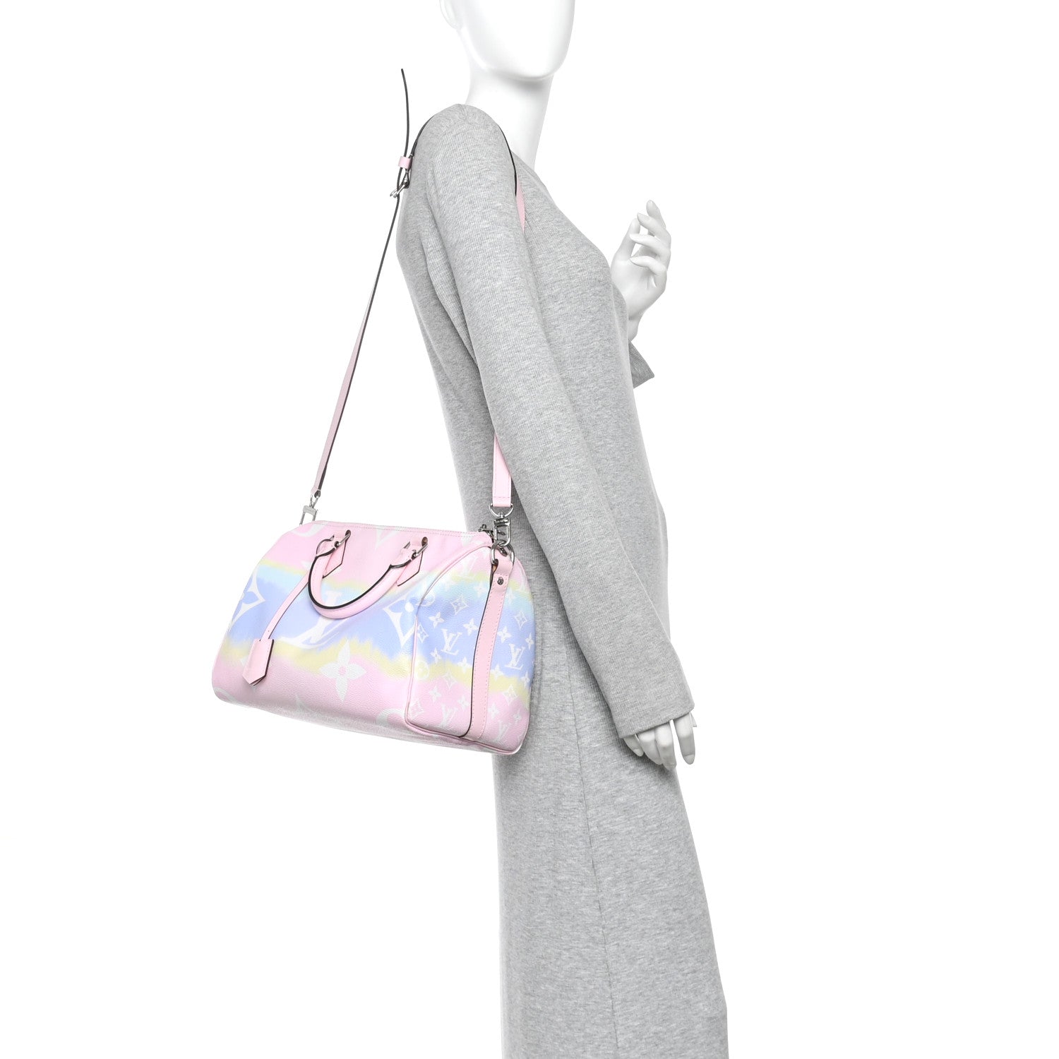 Louis Vuitton Monogram Escale Speedy Bandouliere 30 Pastel 2 of 11
