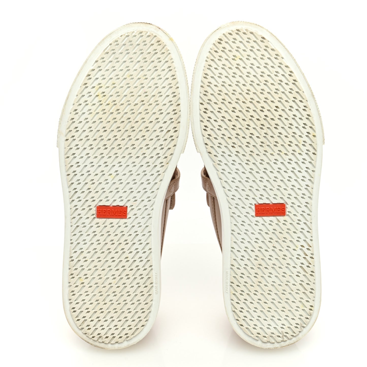 Calfskin Game Slip On Sneakers 37.5 Beige Nude