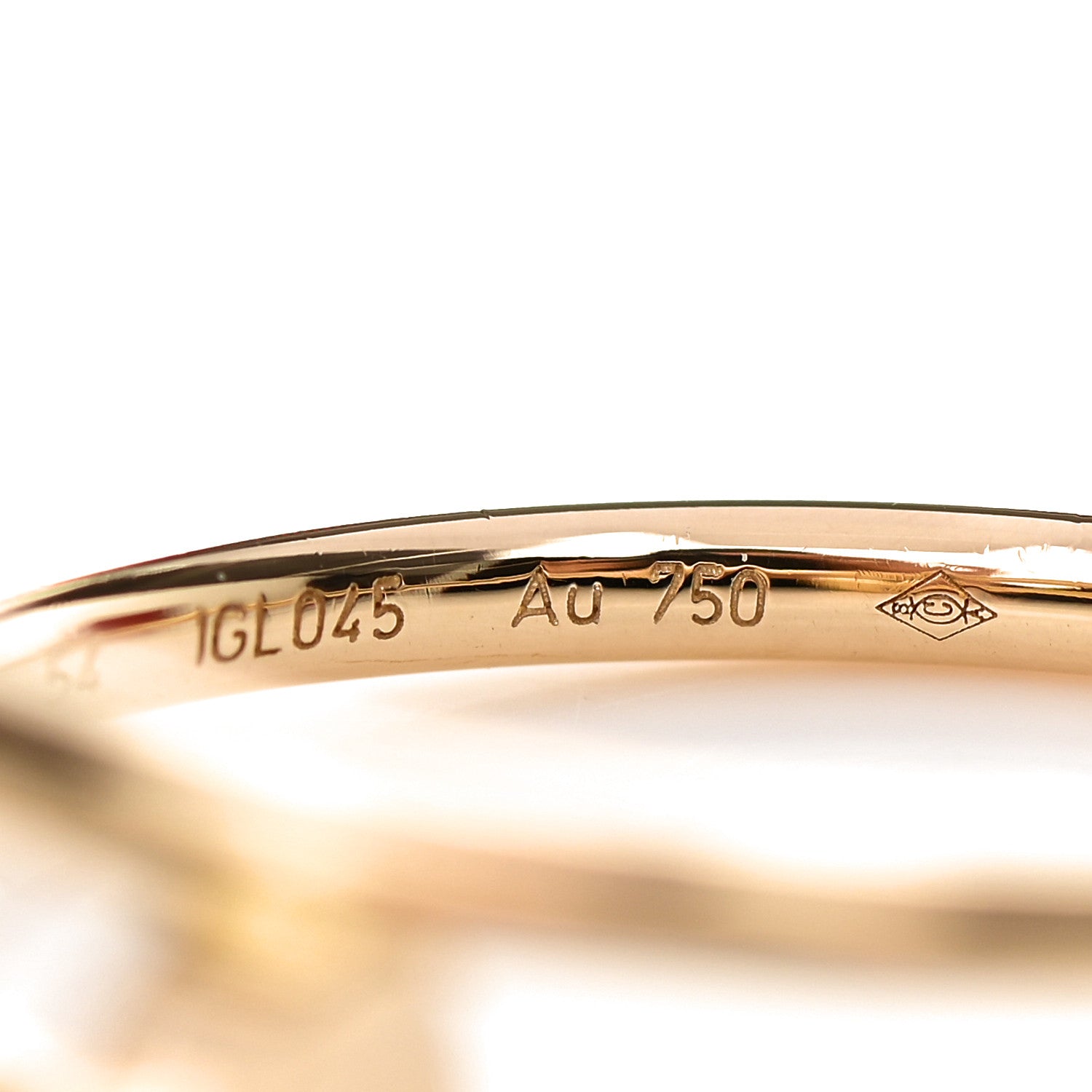 Cartier 18K Yellow Gold Small Juste Un Clou Ring 54 7 5 of 6