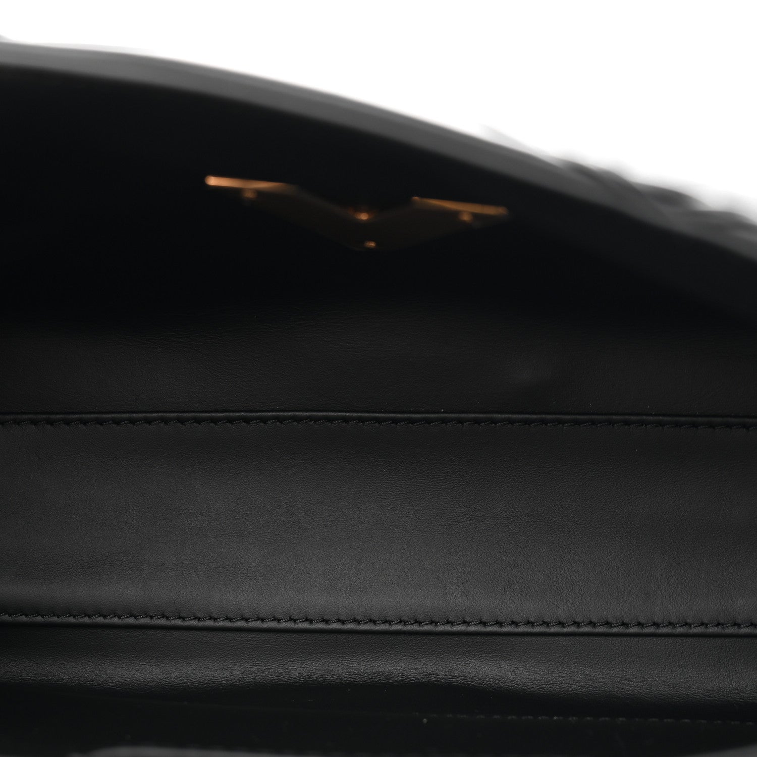 Louis Vuitton Lambskin Malletage Top Handle GO-14 GM Black 6 of 12